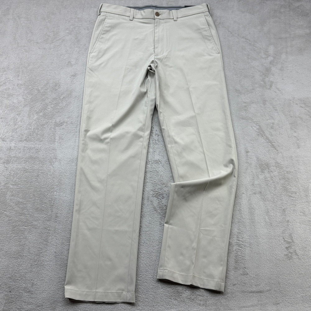 Walter Hagen Golf Pants Mens 32x32 Tan 11 Majors Straight Fit Performance Light